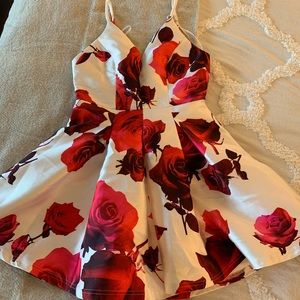 Floral cocktail dress